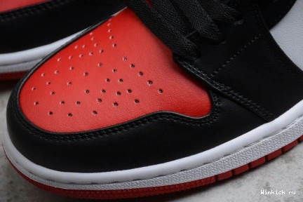 Low Toe Jordan Bred 1 1019